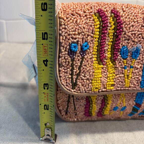 ⛷️Viral Beaded Ski Shoulder Bag - Pink, Blue, Red and Yellow - Made in India⛷️ - Picture 9 of 12